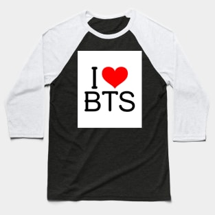 I love BTS Baseball T-Shirt